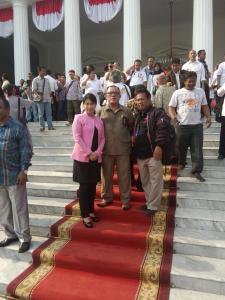 salah satu acara di Istana Presiden RI